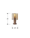 I3-VENIZE- SOBREMESA 1L COBRE-AMBAR